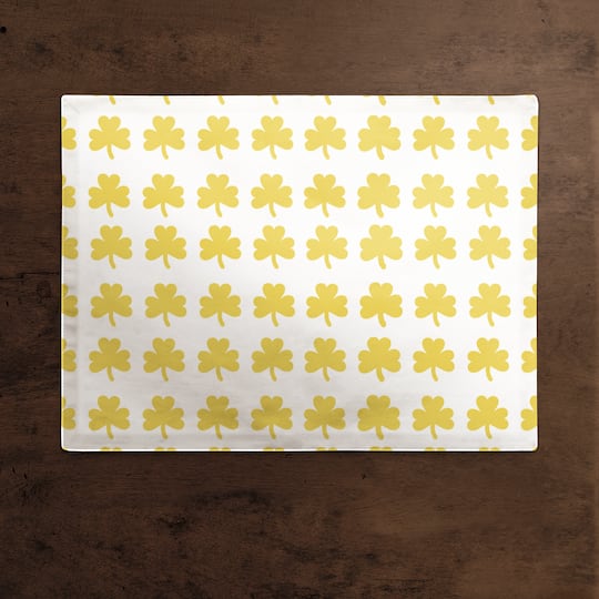 Shamrock Gold 18" x 14" Poly Twill Placemat